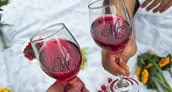 wine glasses