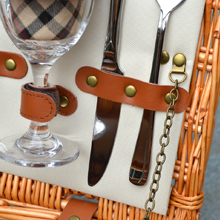 Real leather straps for components