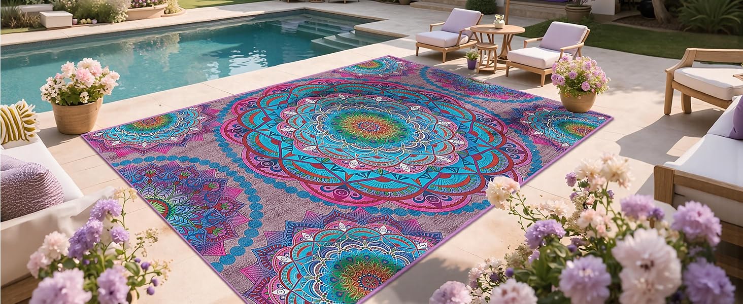 Outdoor Rug for Pool Deck