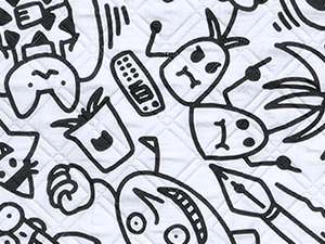 Graffiti Picnic white