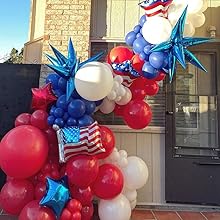 Red and White Balloons