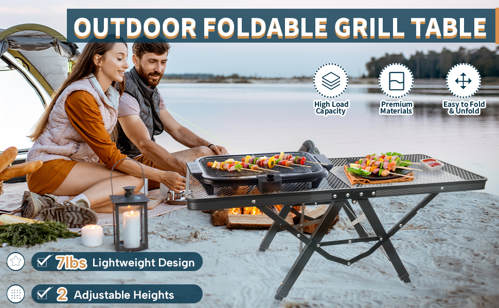  Folding Barbecue Table