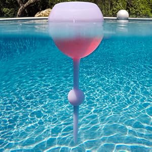 floating cup winesulator with the hook orange wine glasses that float