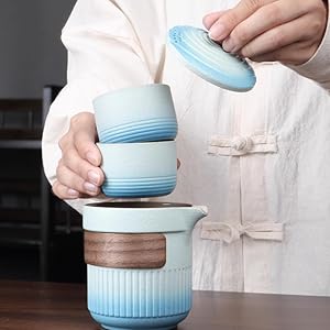 Tea travel mug ceramic