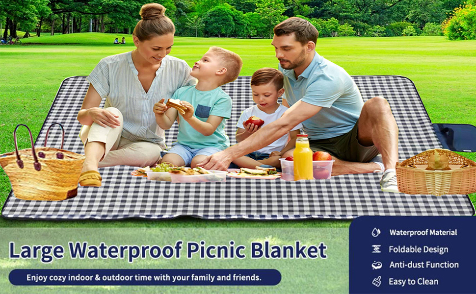 Beach Blanket Outdoor Picnic Blanket Mat