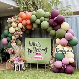 girls jungle safari balloon garland pink green balloons
