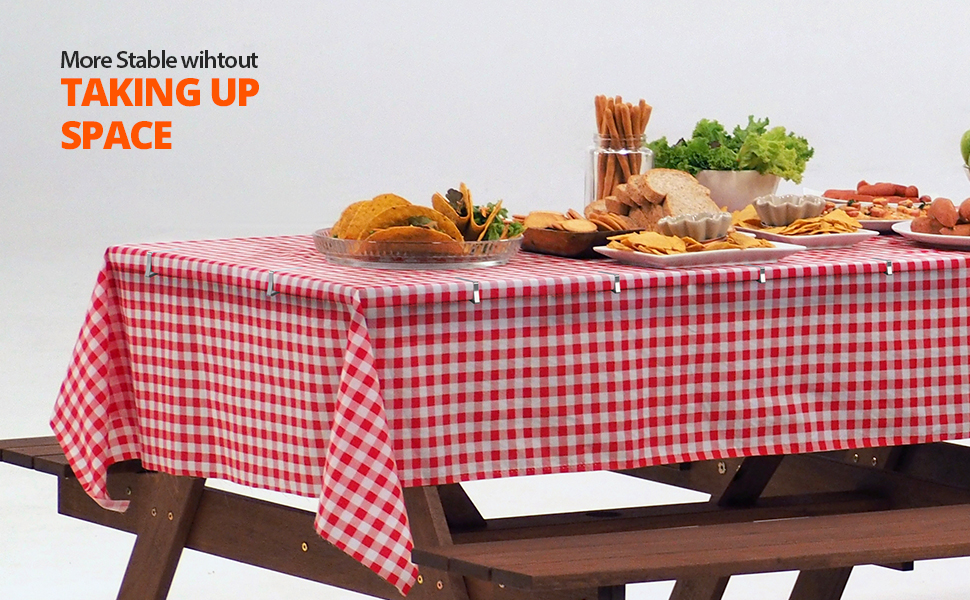 table cloth clips for outdoor picnic table 