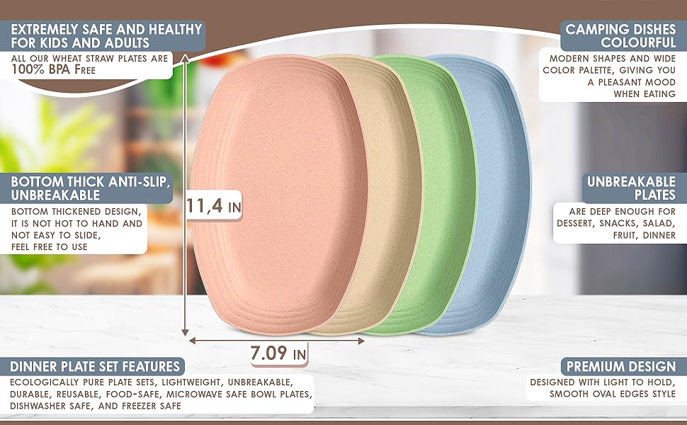 plastic plates reusable microwave safe unbreakable dishwasher and microwave safe dinnerware sets