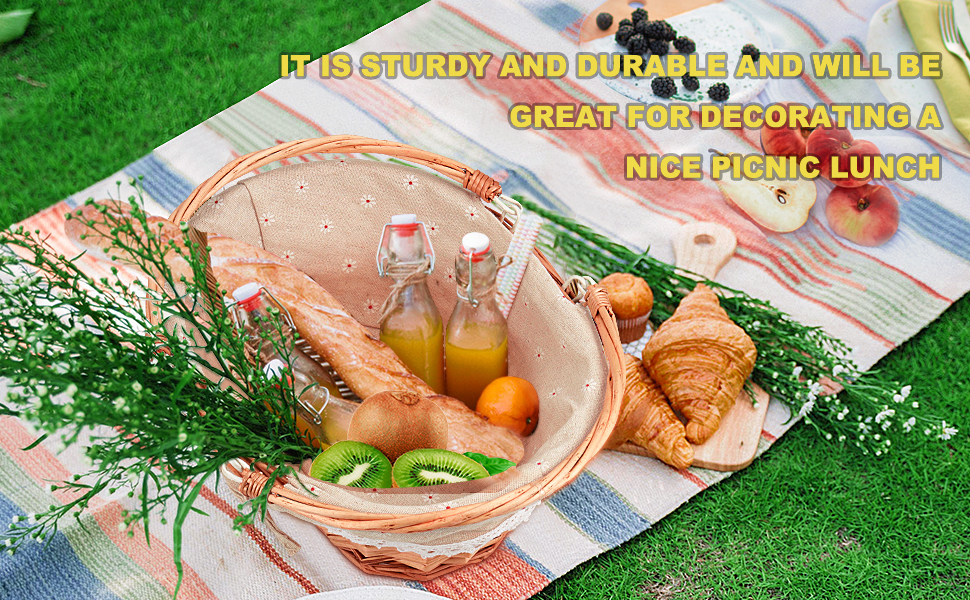 Wicker Picnic Basket