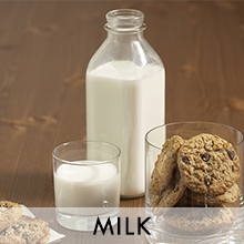 glass milk bottle