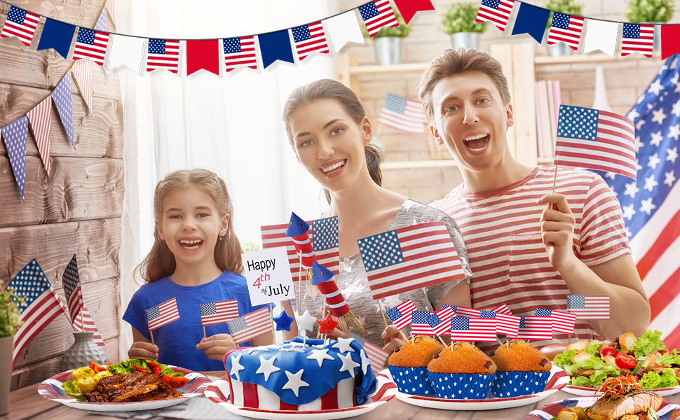 Memorial Day Paper Plates and Napkins Set