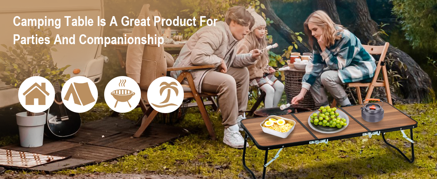 folding camping table