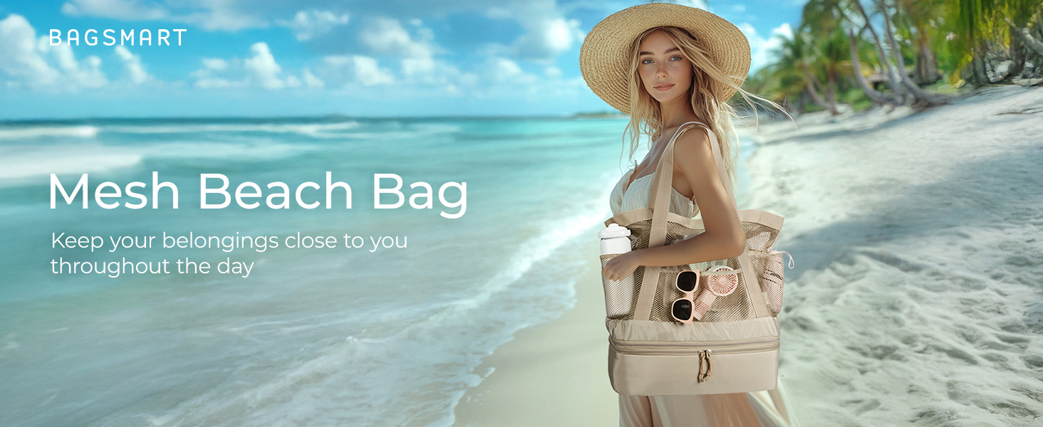 beach mesh bag