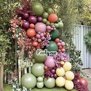 pink green balloon garland kit summer balloon arch 