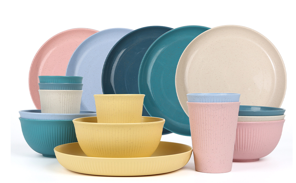 wheat straw plates