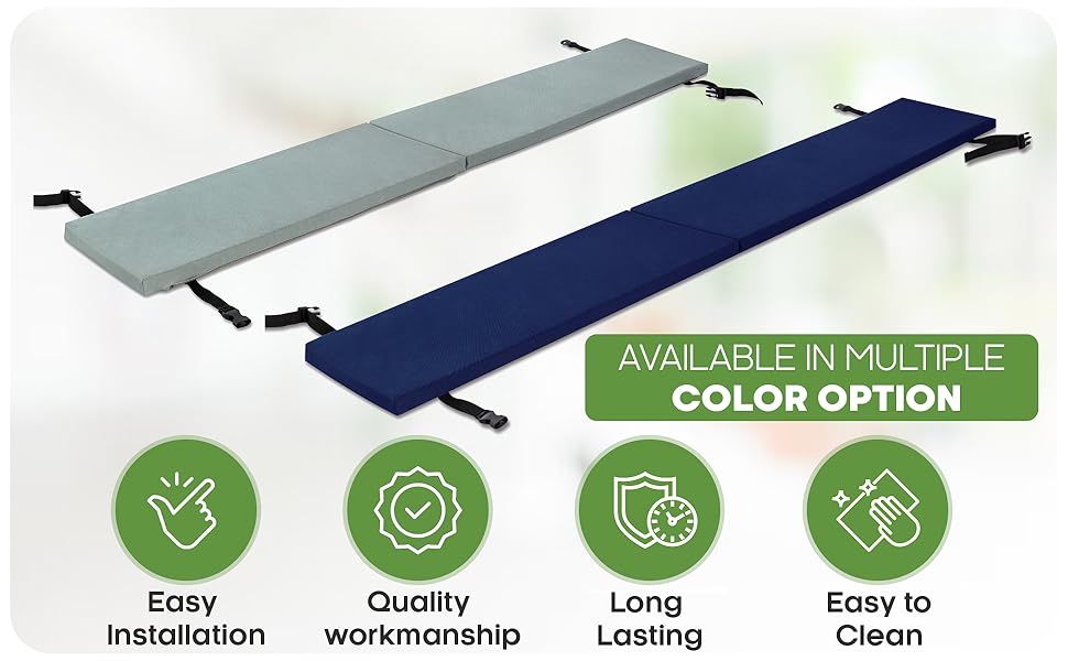 picnic table cushions padded outdoor bench pads 6 foot 