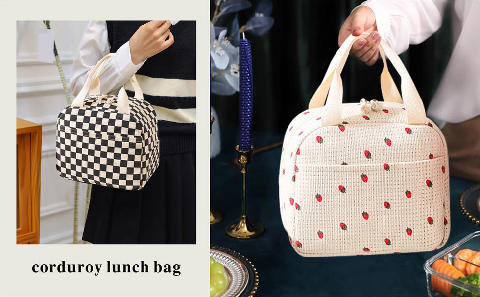 cute cherry cooler bag