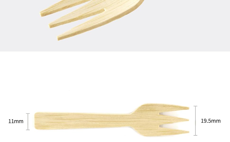 Samll bamboo forks