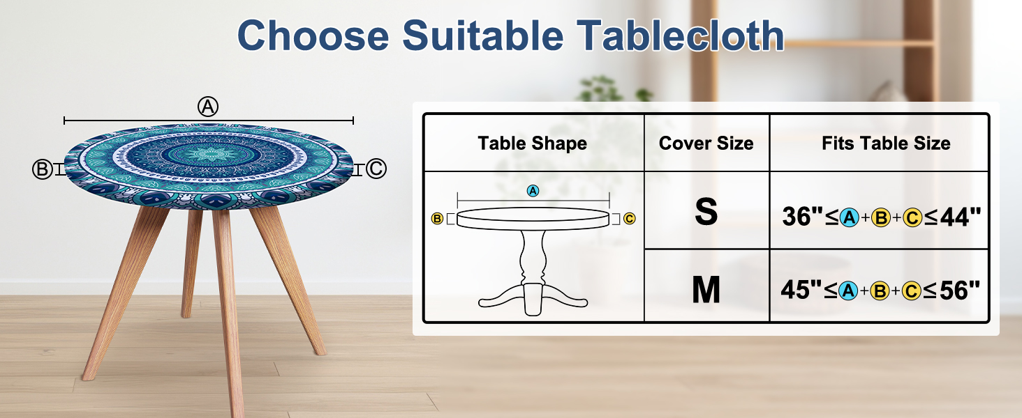 Round Fitted Tablecloth