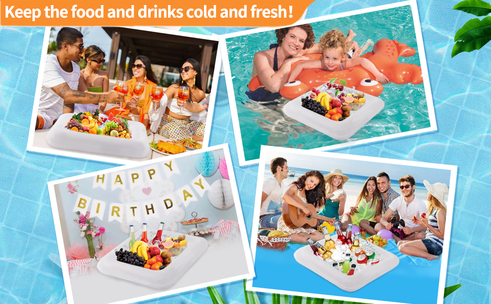 inflatable cooler for pool