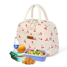 Corduroy lunch bag