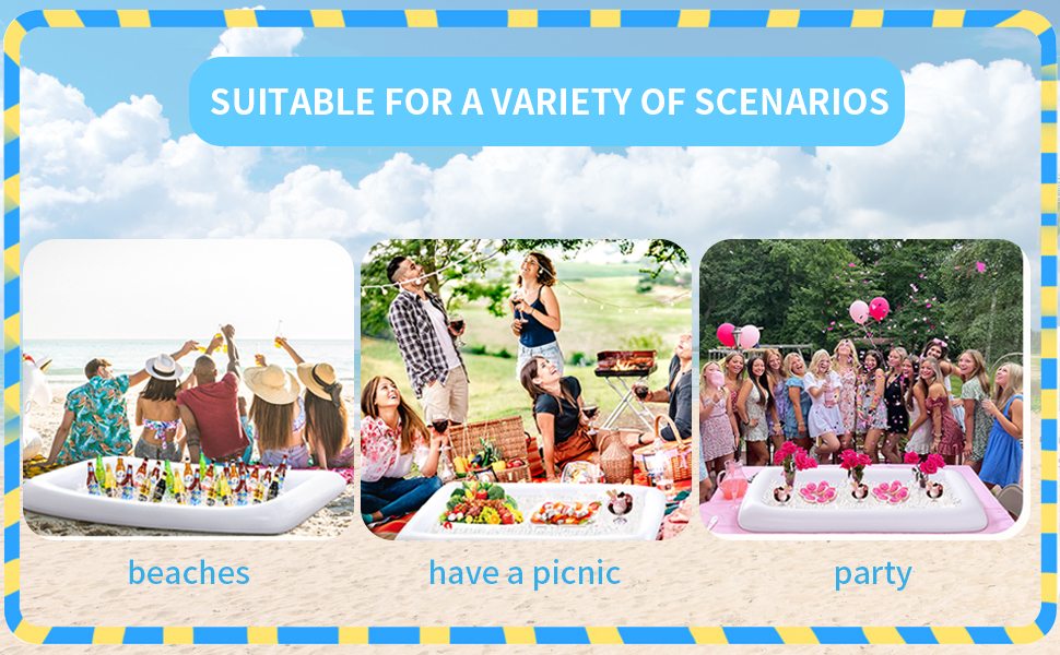 inflatable food cooler buffet