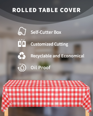 Plastic Table Cover Roll