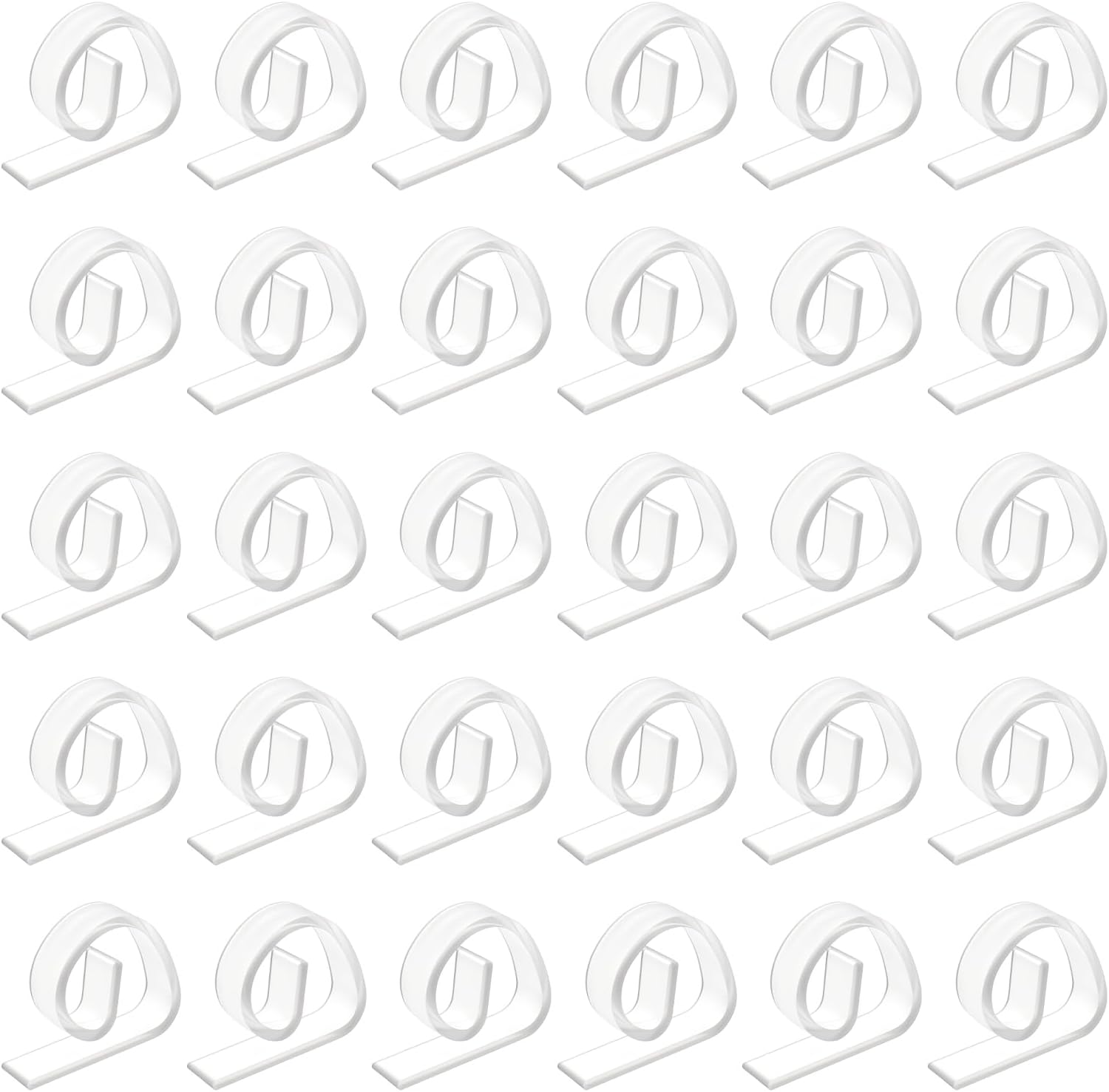 18 Pcs Tablecloth Clips Table Skirt Clips, Clear Table Cloth Holder Clip Plastic Outdoor Tablecloth Clamps Windproof Tables Cover Clip for Christmas Wedding Party Indoor Outdoor Camping Picnic