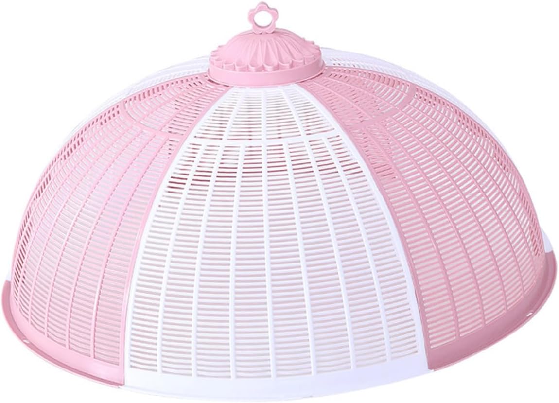 1Pc Detachable Umbrella Food Cover Food Protector Tent for Bbq Picnics Camping with Encrypted Mesh to Random Color