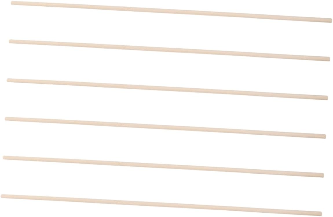 6Pcs Director Chair Replacement Rods Easy Install Canvas Seat Support for Directors Chairs and Highchairs Sturdy Portable Picnic Chair Parts