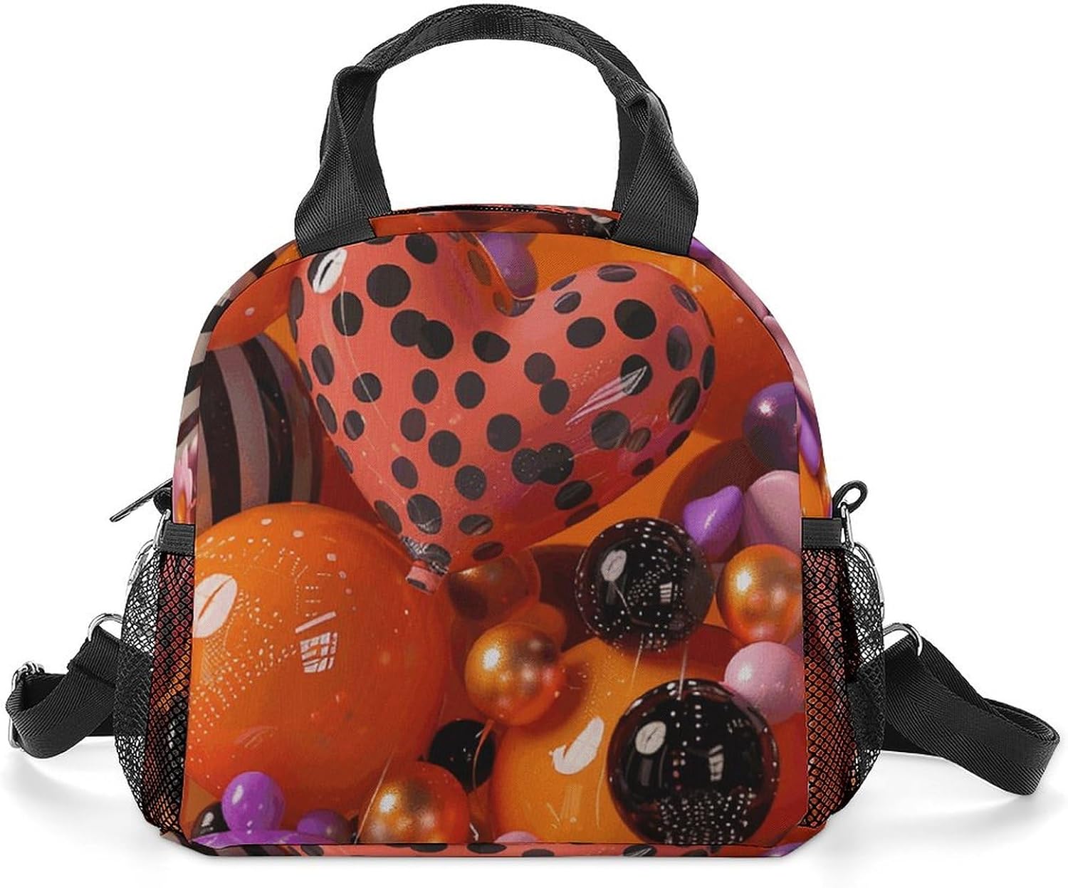 Brightly Colored Balloons Lunch Bag for Women Men Insulated Lunch Box Leakproof Lunch Tote Bag for Picnic Work Beach