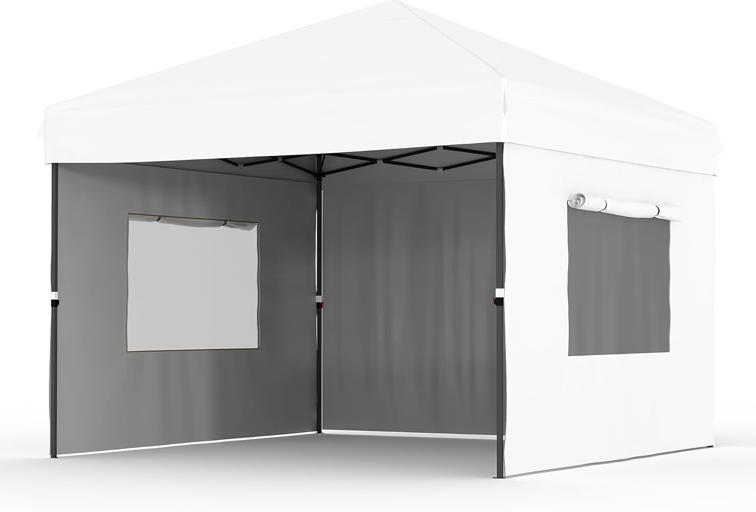 Canopy Tent 10x10 Easy Pop Up, Outdoor Shade Instant Canopy Tents, Comercial Instant Heavy DutyCanopy Pop Up Tent with 3 Sidewalls