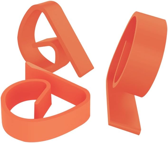 Plastic Tablecloth Clips Windproof Table Cover Clamps - Secure Fit Holders for Indoor Outdoor Parties, Weddings, Camping Picnics, Christmas Home Decor (8, Orange)