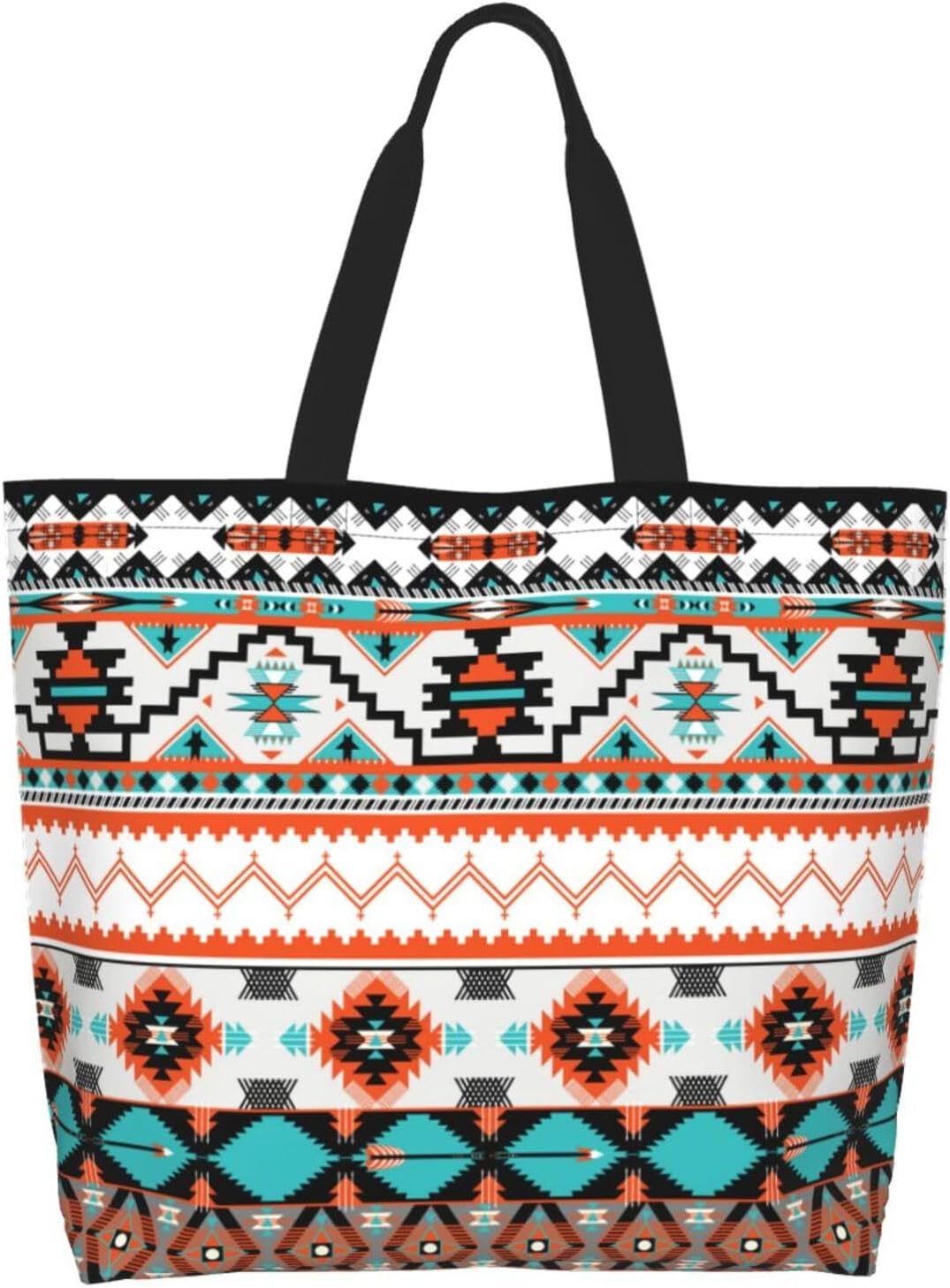 Purple Green Fleur De Lis Tote Bag For Women, Shoulder Bags Big Reusable Grocery Handbag For Travel Gym Picnic