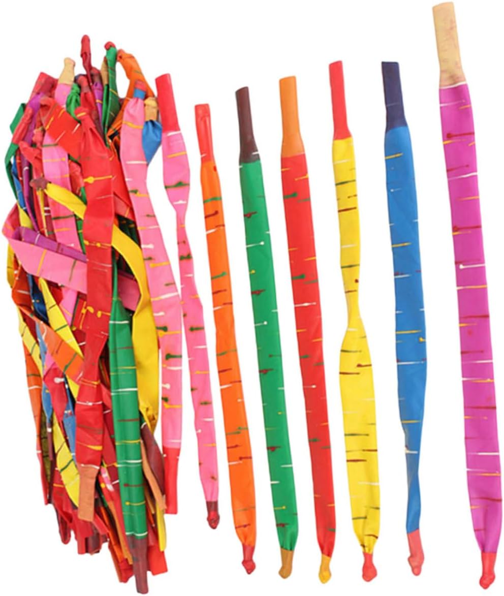 Reusable Air Balloons 100pcs Giant Rocket Balloons for Parties Screaming Sound Ideal for Boys and Girls' Activities