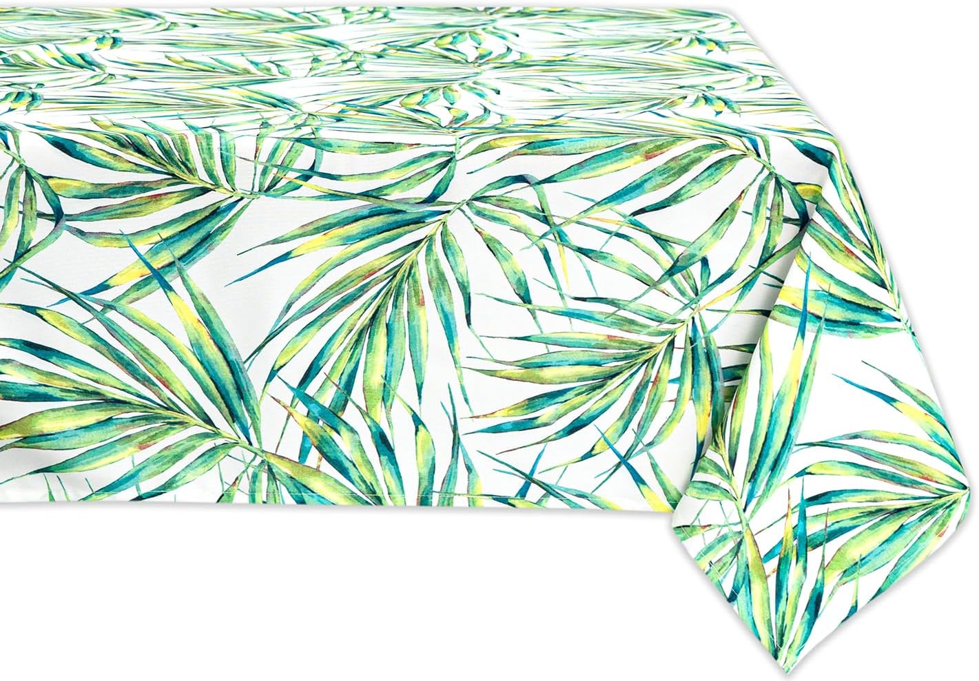 YiHomer Indoor Outdoor Tabletop for Spring Summer Decorations, Picnics and Dinner Parties - Stain and Water Resistant, Palm Leaves Dream, Tablecloth, 60 x 84 Rectangle