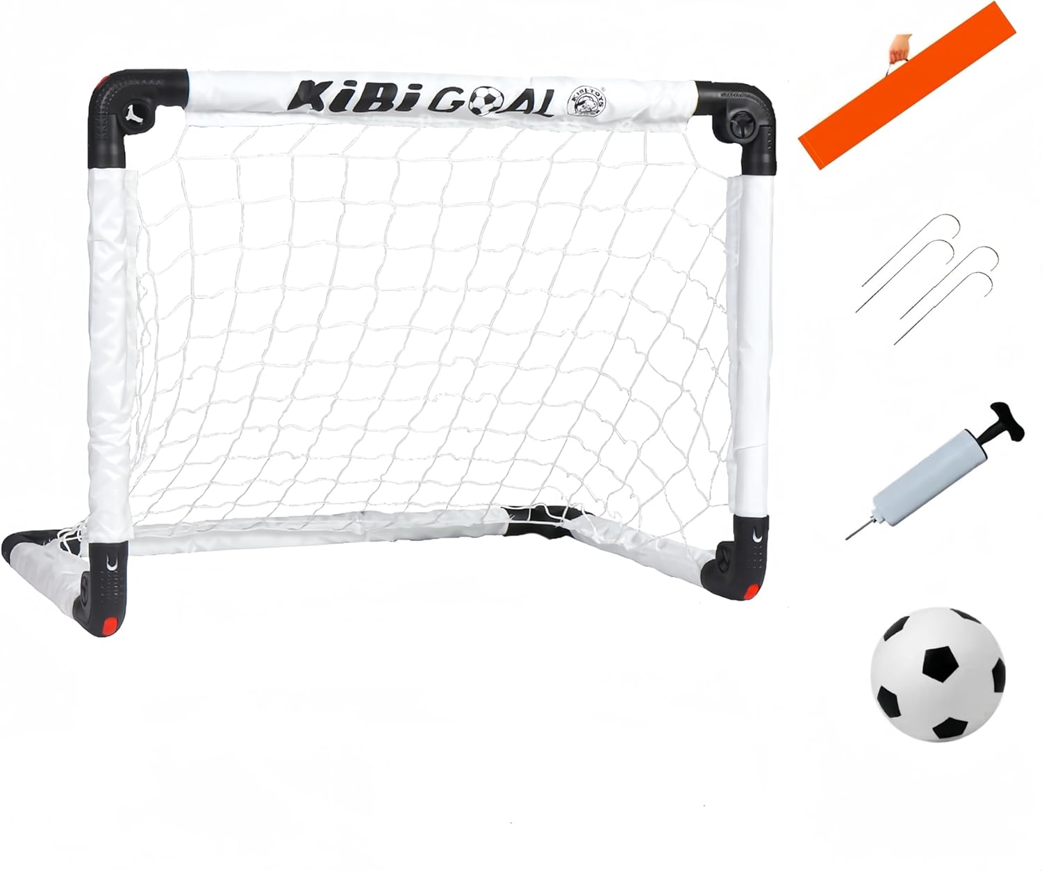 Kids Soccer Goal for Backyard Set, Small Foldable Goals for Toddler, Kids Mini Goals for The Garden/Indoor/Outdoor, 23" x 16"/ 35" x 23"/ 45" x 31" Goal Size, Children Soccer Toy Age 1-11