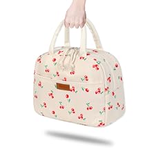 Corduroy lunch bag