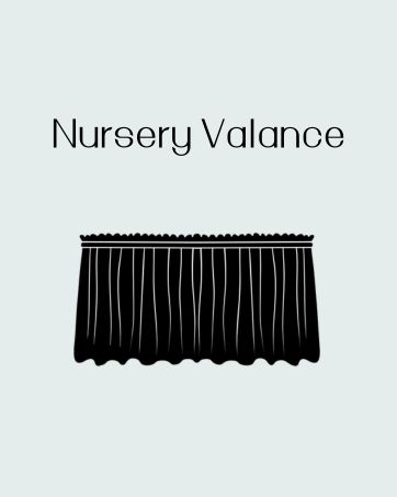 nursery valance