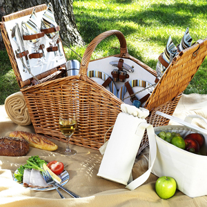Picnic Basket under the tree