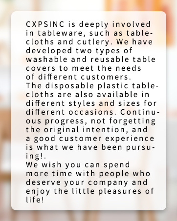 Plastic Table Cover