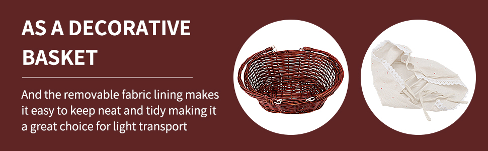 Brown Wicker Woven Gift Easter Basket